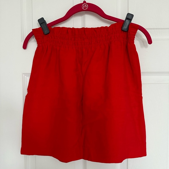 J. Crew Red Mini Skirt Size 2 - Picture 2 of 3